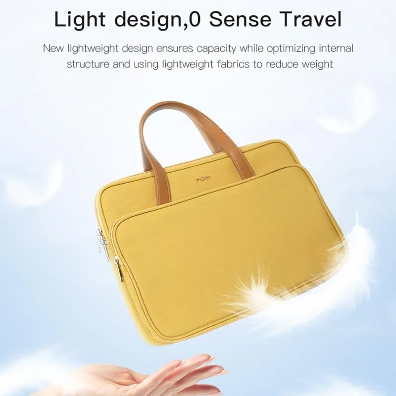 16" Waterproof Oxford Laptop Bag | Yellow