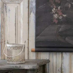 Distressed Cream Lantern