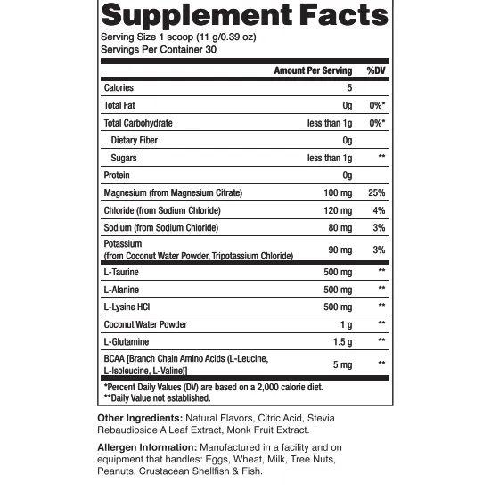 Hydration   BCAA 90 Day Supply