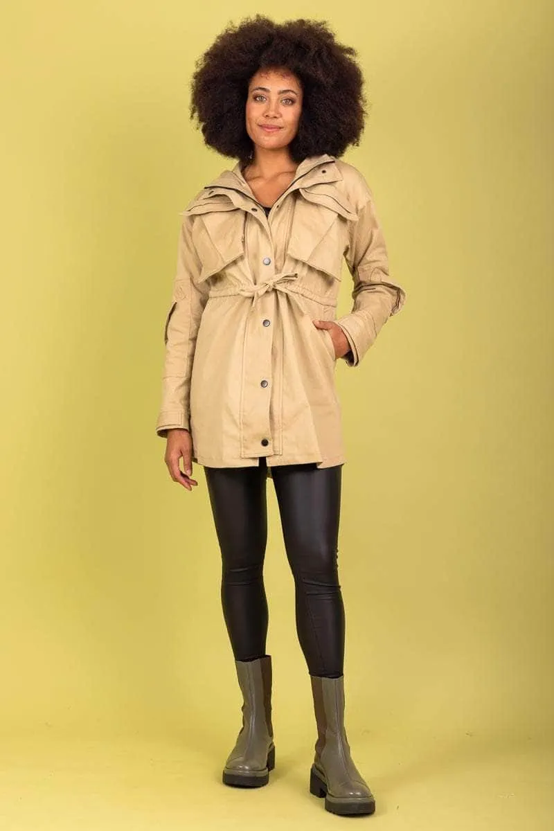 Maverick Utility Jacket Beige