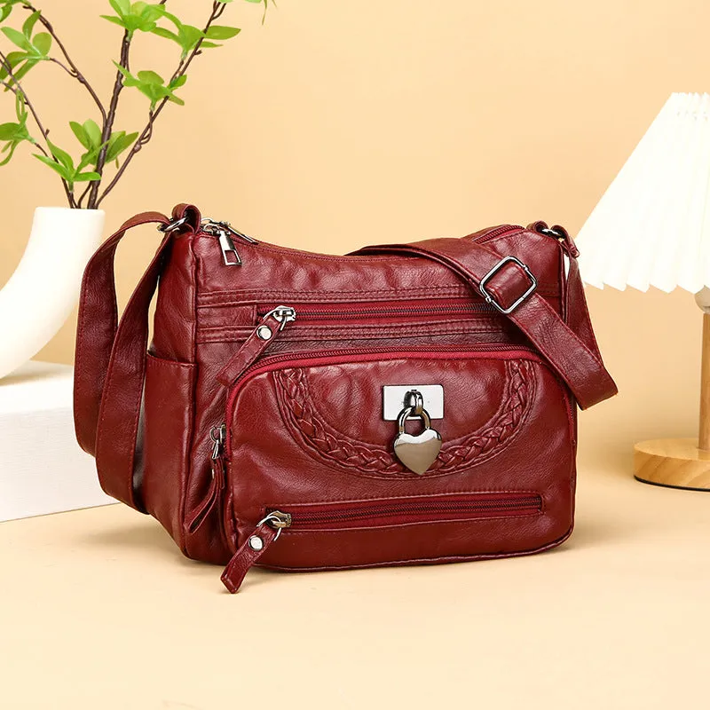 New Mother Bag Simple Fashion Single Shoulder Multi-compartment