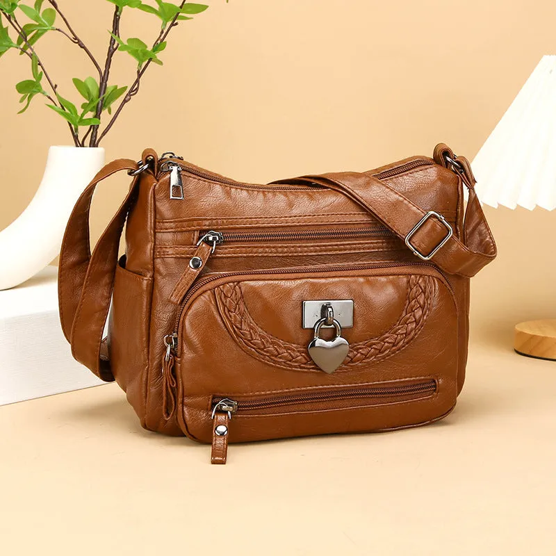 New Mother Bag Simple Fashion Single Shoulder Multi-compartment