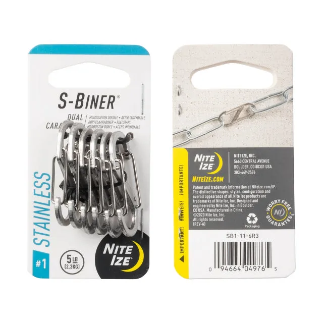 S-Biner Stainless Steel Dual Carabiner #2