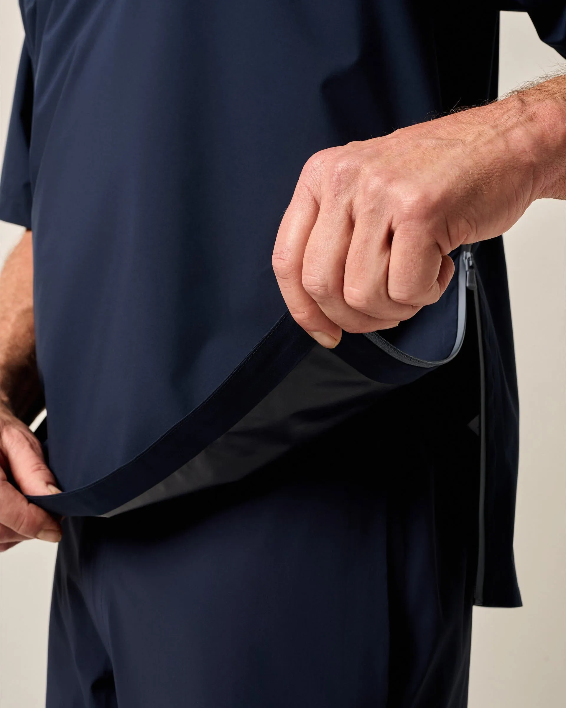 Stealth Stowable Short Sleeve Rain Jacket