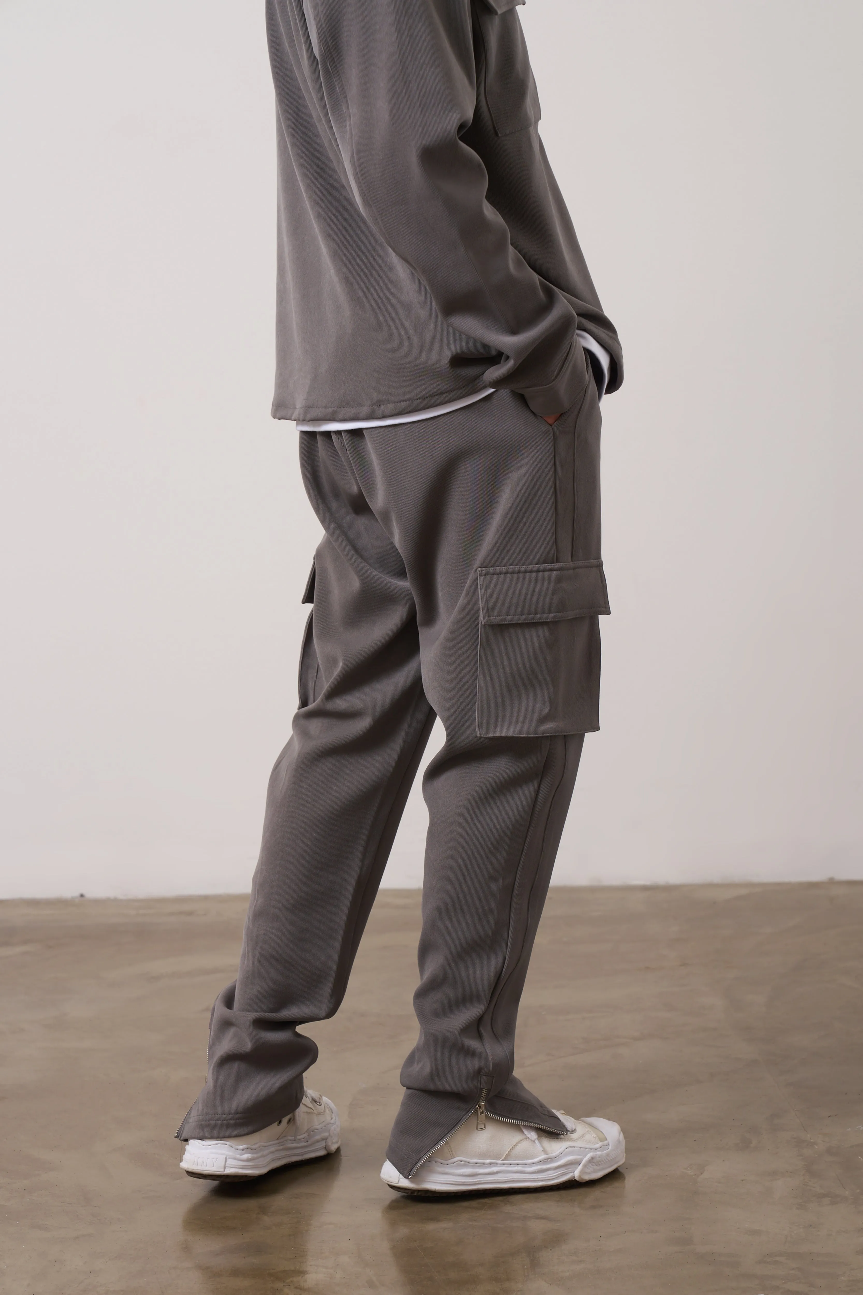 TECHNICAL RIB SMART CARGOS - CHARCOAL