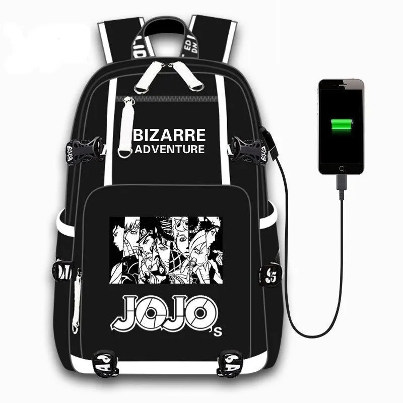 USB Port Backpack JoJo's Bizarre Adventure (Variants Available)