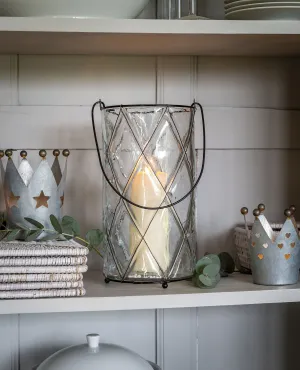 Wire and Glass Lantern